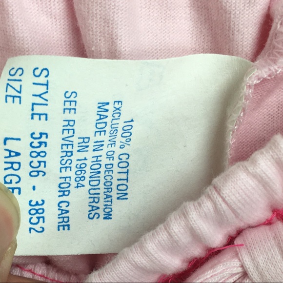 Vintage 90s Pink Cutie Pie Pajama Pants - Picture 5 of 6